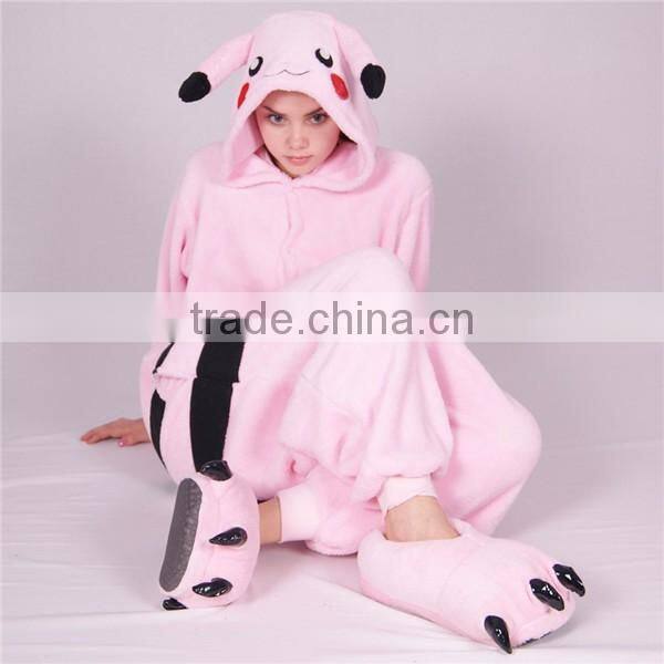 New Fashion Pikachu Adult Animal Women Sexy Ladies Jumpsuit Pajamas