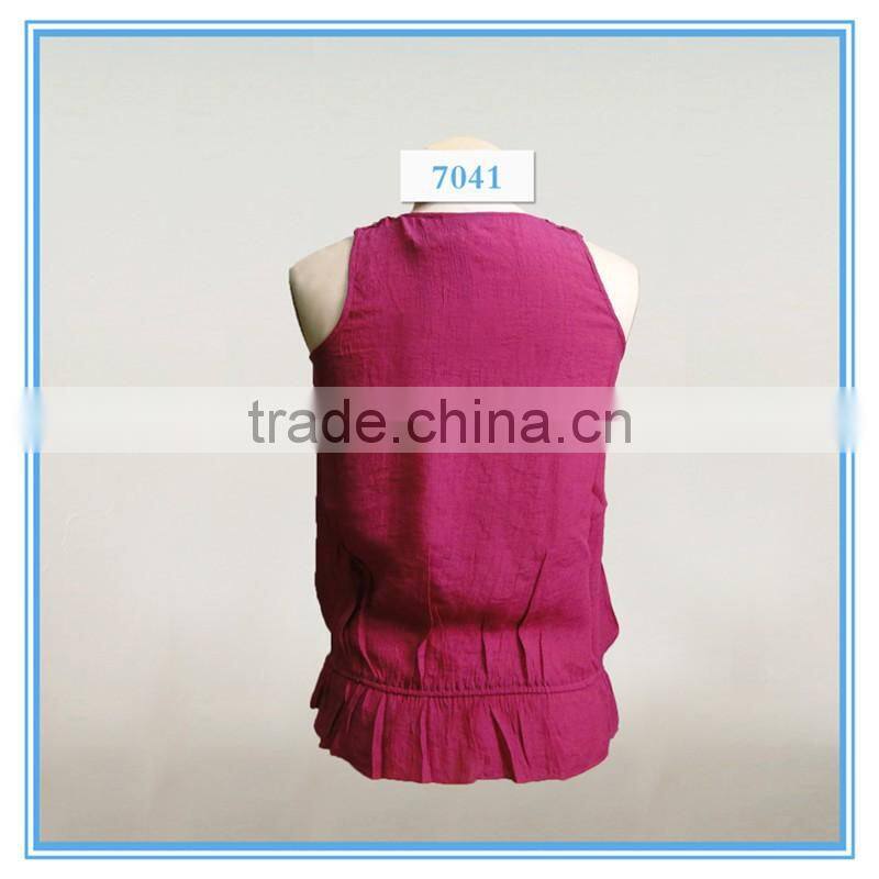 Fashion Crochet Camisole Ladies Sleeveless Embroidered Top Tencel Fabrics