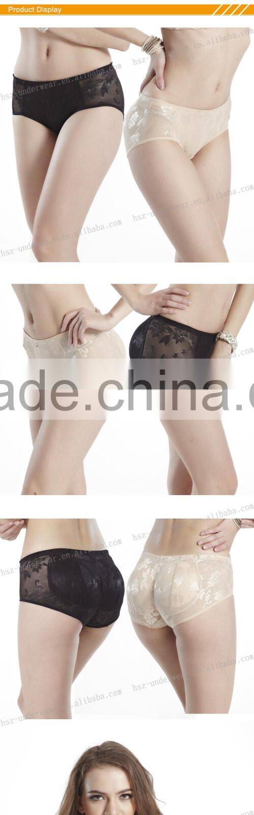 HSZ-8990 High Quality butt panties women mature underwear hot design Push Up padded panties