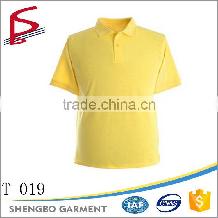 High quality printed custom blank polo t shirt
