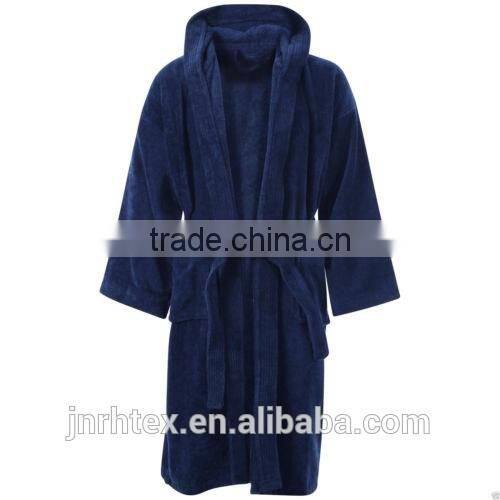 Custom colors quick-dryng flannel fleece bathrobe