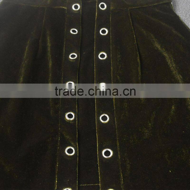 custom made latest sexy mature ladies tight mini velvet skirts