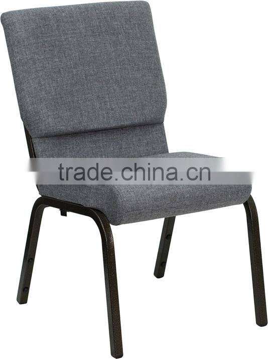 Wholesale Used Hot sell item Stacking Metal Church Chair Steel fabric stacking Waiting Meeting Room conference church chair