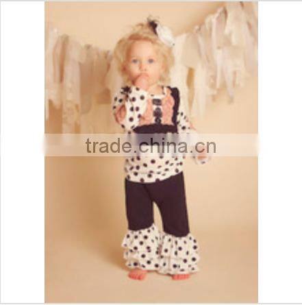 Lovely design fashion wholesale red chevron scooter skirt cotton baby girl tutu skirt polka dots skirt for baby girls