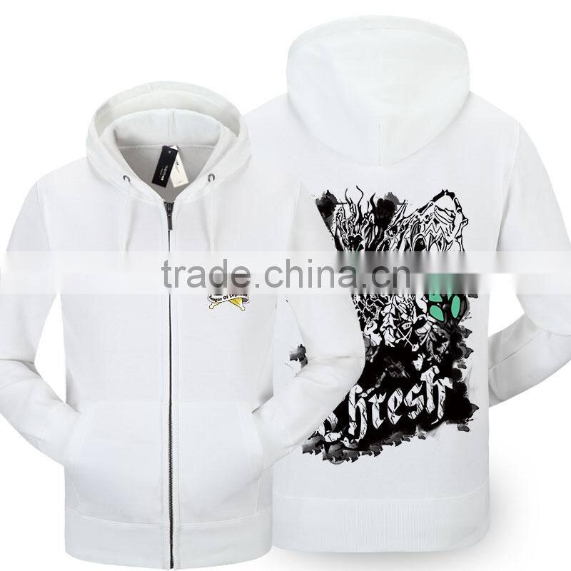 Factory Wholesale Fitness Hoodie Girl Full Zipper Hoodie Jacket Embroidered Hoodie