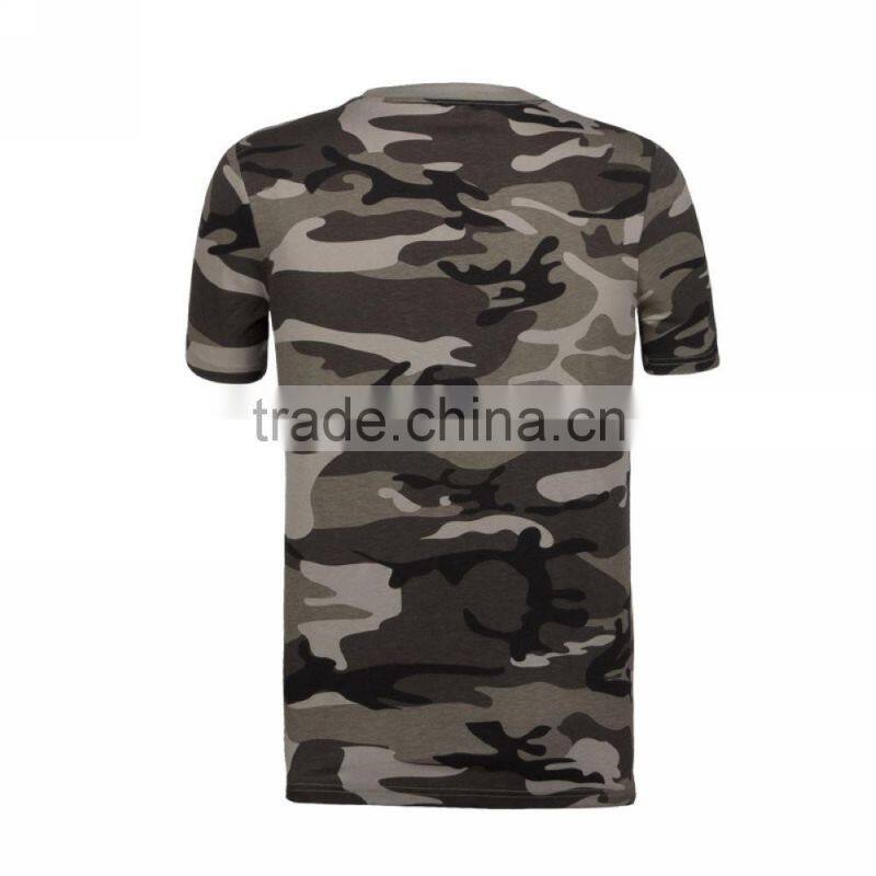 good sale camouflage short sleeve cotton tee shirt clothing manufacturers in China