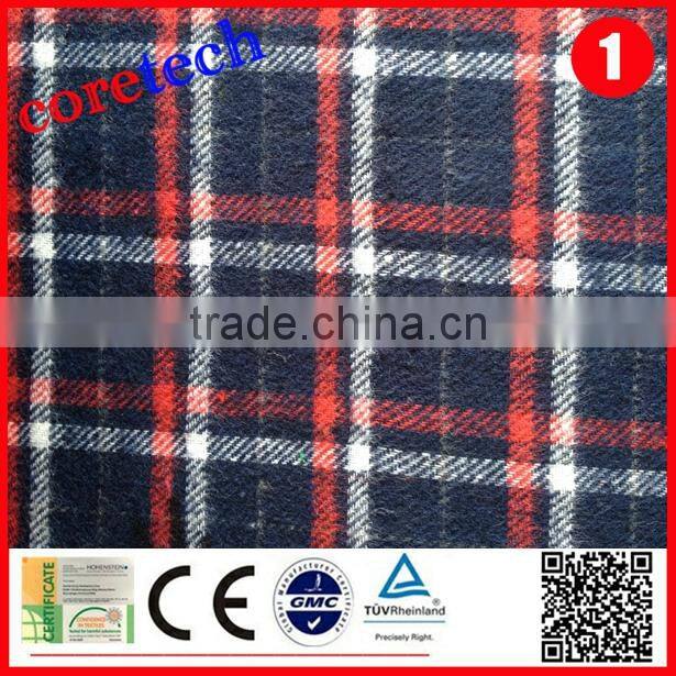 High quality wholesale yarn dyed flannel fabric factory