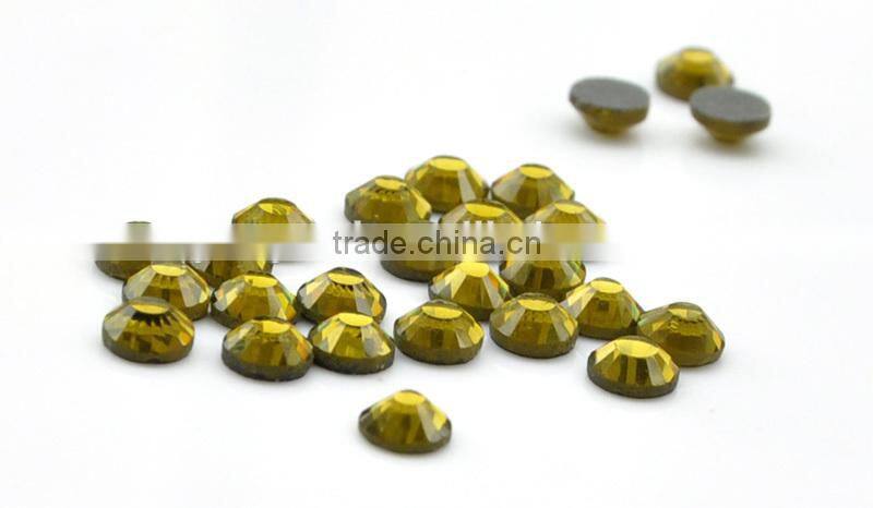 crystal glass hot fix rhinestone shiny DIY Accessories