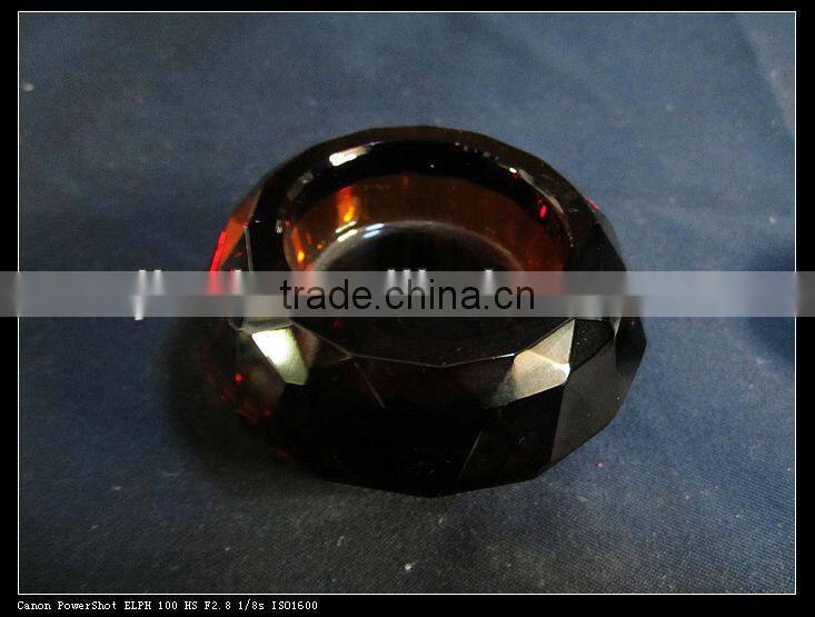 Crystal candle holder