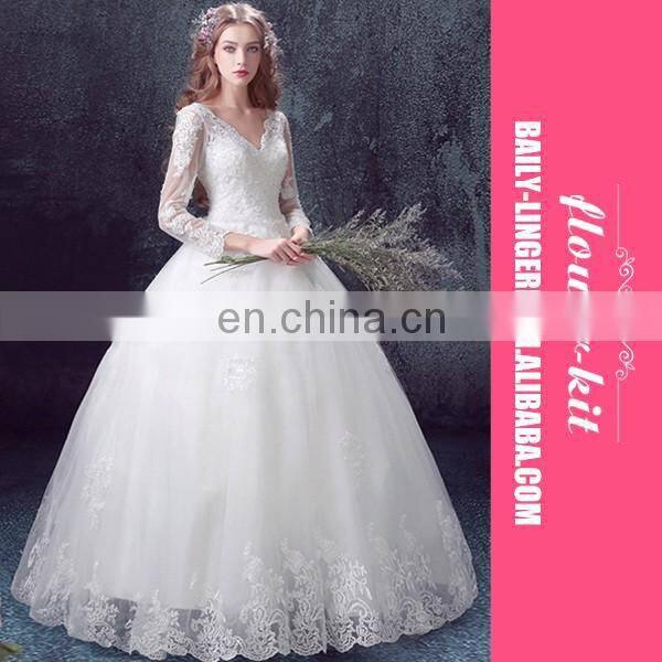 Luxury Women White Bride Wedding Dress Princess Floor Length Formal Evening Gown Dress