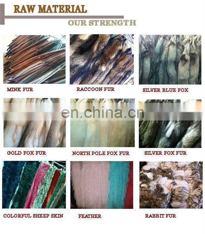 Genuine black knitted mink fur winter shawl