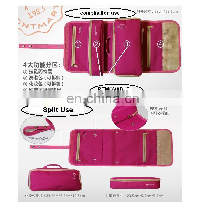 Folding Travel Make Up Bag For Unisex