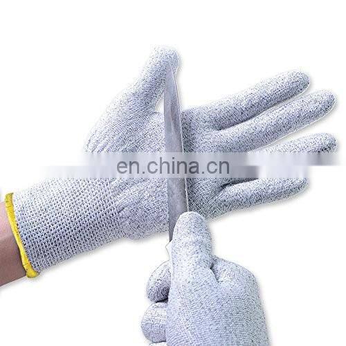 Protective Cutting Resistant PU Coated Multi- use hand cut resistant Gloves