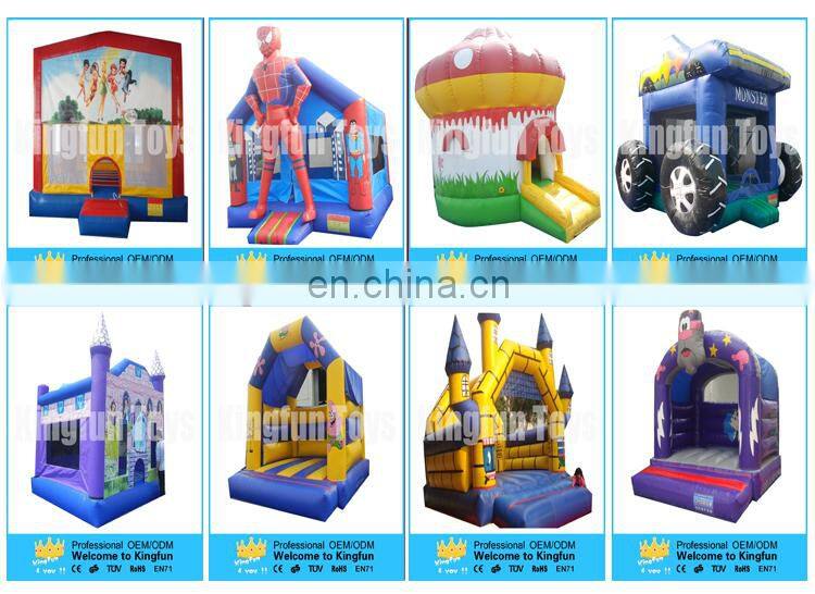 Hot sales inflatable castle with double slides