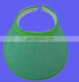 2016 hot sell promotion customized Plastic pvc Sun Visor/Cap/Hat