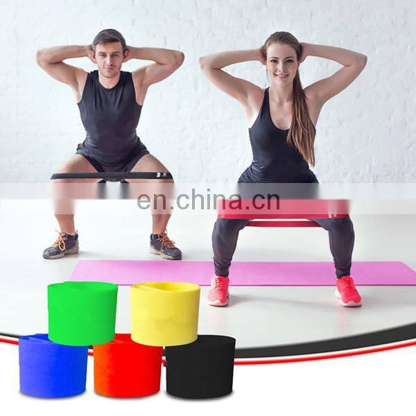 Best Exercise Loop Band Set of 5 - Workout Equipment for Yoga Crossfit Fitness Pilates Strength