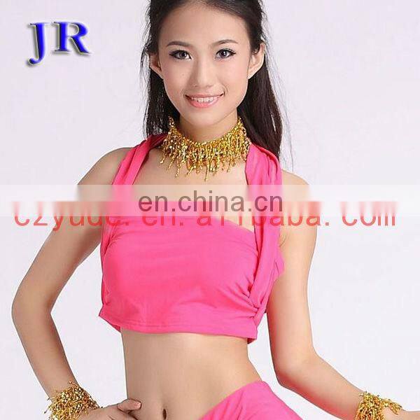 Yellow bra top Belly dance tops hot belly dance tops S-3041#