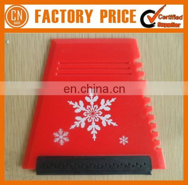 Hot Sale Custom Cheap Plastic Ice Scraper With Cotton Glove