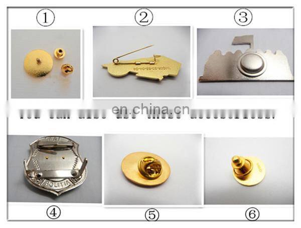 Top quality Metal material star shape metal lapel pin for sales