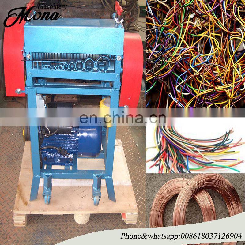 Automatic Scrap Waste Cable/ Electric Communication Wire/ Copper PVC PE Stripping Peeling Machine