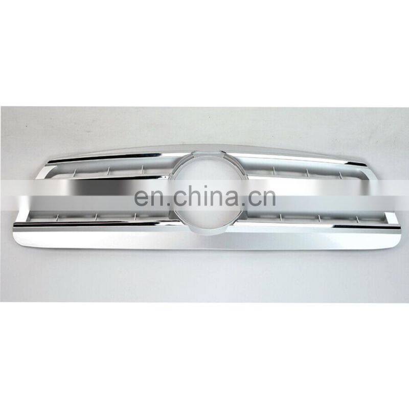 4 Fin Chrome Front Hood Grille 00-05 for Mercedes S Class W220