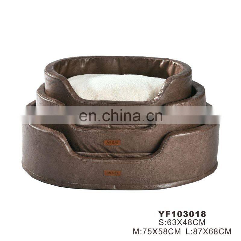 luxury microfiber pet dog bed wholesale waterproof dog bed