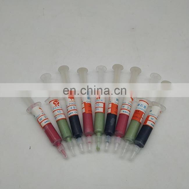 high quality and durable common rail injector valve grinding paste