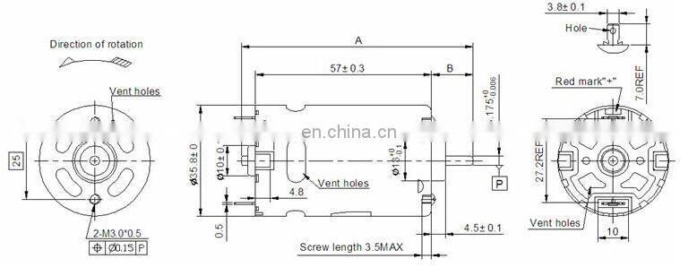 rs550sh small fruit juicer 28v dc motor 28volt dc motor 5v