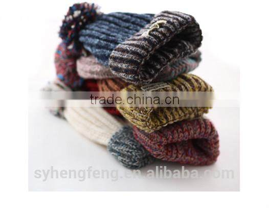 2015 Winter hot style unisex knit hat crocheted hat