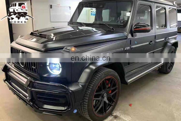 B-Style Carbon Fiber Car Bonnet Scoop Engine Hood Cover For G-Class W464 G500 G63 DRY Carbon Fiber New G-class B700 B800 B900