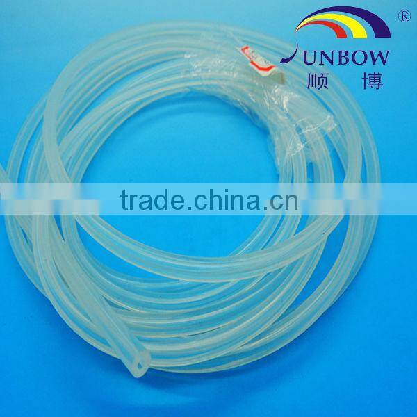 FDA approval ID 12* OD 14mm transparent Extruded silicone rubber tubings