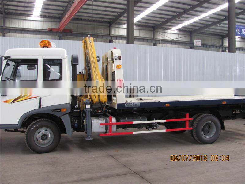 FAW Sliding Platform Recovery Truck With Crane