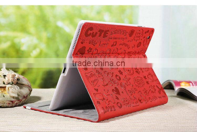 2015 Wholesale China New Arrival Case for ipad 3, leather casefor new ipad cover, luxury leather case for ipad 4