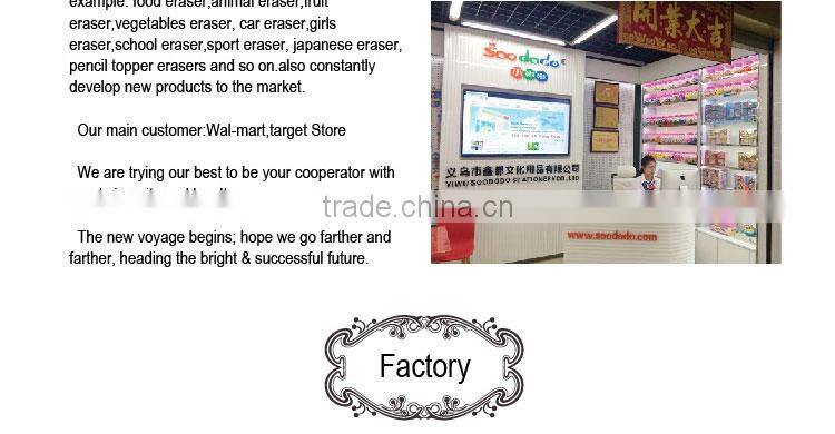 rubber Stationery fruit drawings eraser