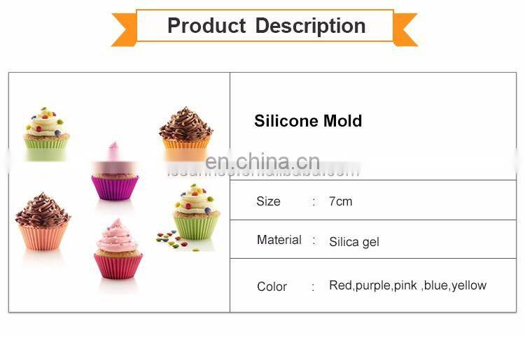 Cute Different Shapes Colorful Silicone Pudding And Jelly Baking Mold