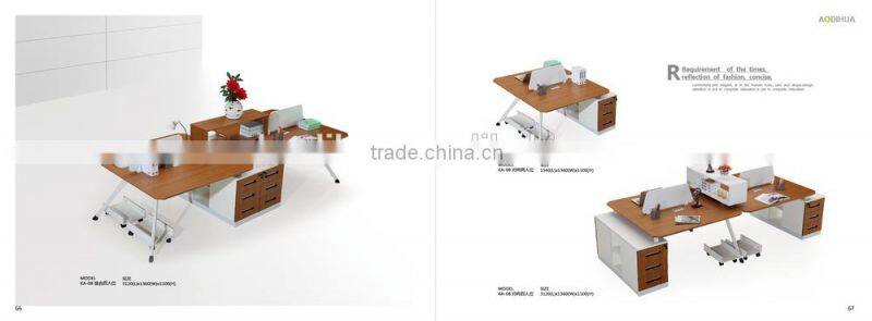 modular workstation/China 4 people office workstation office workstations modular/office cubicle workstation KA-08