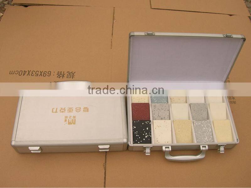 sell well stone display case with lock and key