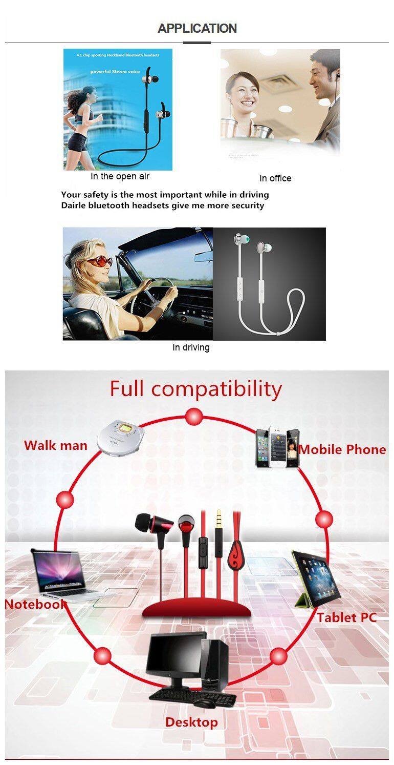 Popular hot sale micro earpiece glowing headphones led light earphones