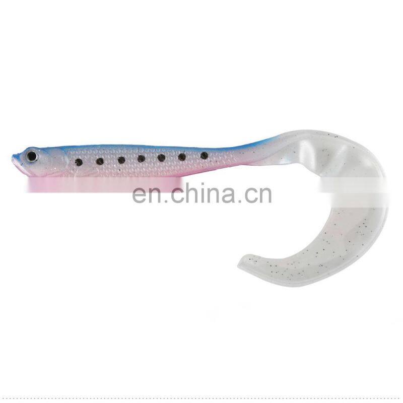 JOHNCOO 12cm 6g Large Soft Fish 4pcs Realistic Plastic Fish Pike Soft Fish Lure