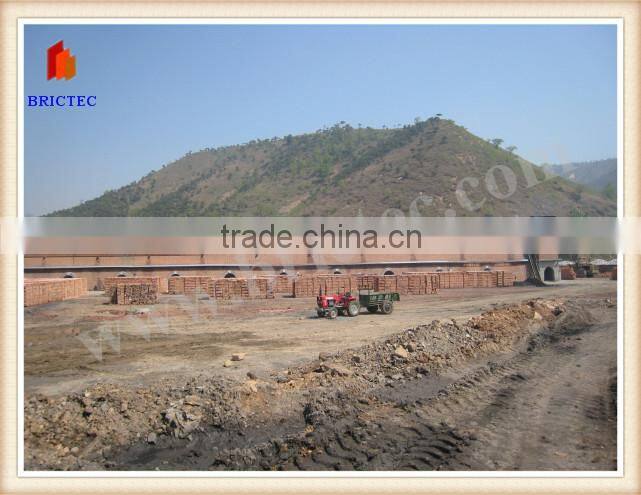 High quality clay brick hoffman kiln for burning hollow and solid bricks
