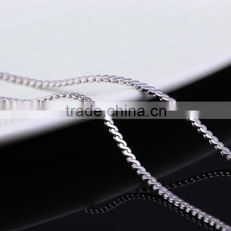 Cheap Price Fashion Rhodium Plated Jewellery Designs Necklace Wholesale