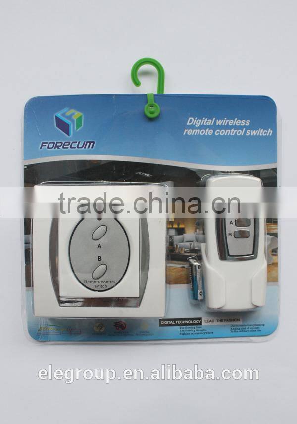 Remote Control Switch 2-Channel Digital Wireless Power