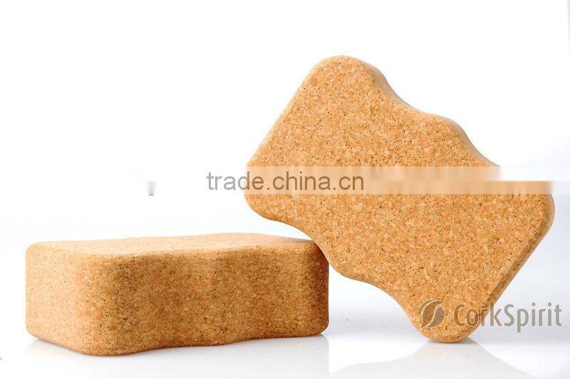 Good quality cork yoga brick