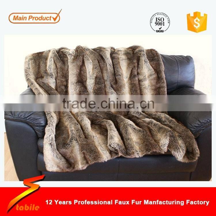 STABILE Best selling at Amazon faux fur luxury throw
