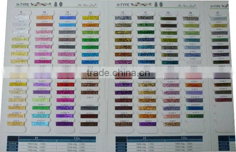 red MH Type Metallic Yarn