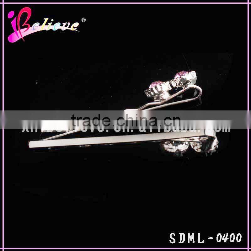 Fancy decorative hair pins wholesale hair accessories pink rhinestone hair pins