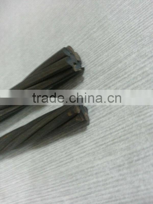 7 wire low relaxation 15.24MM prestressed concrete 7-wire strand