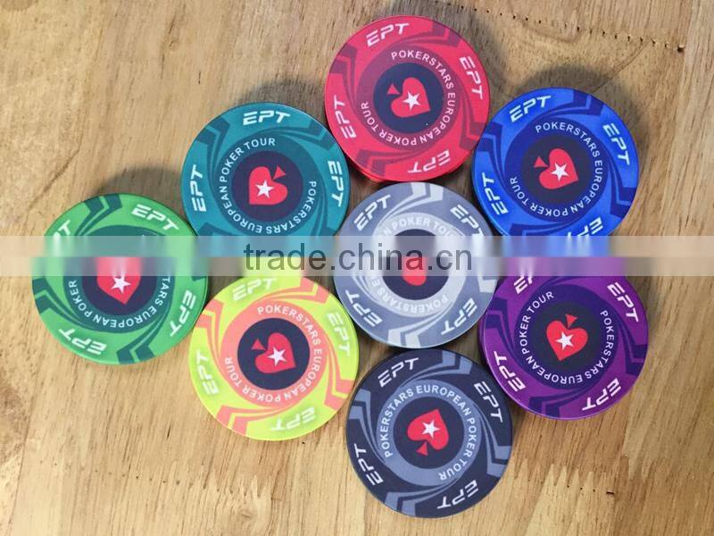 ceramics poker chips