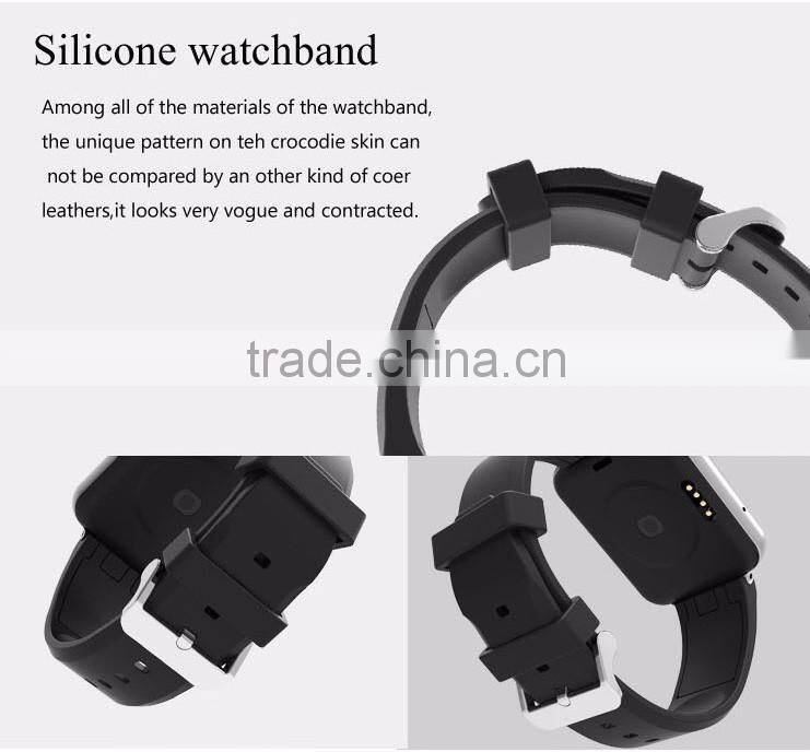 New 2016 Smart Q1 1.54 Inch 2.5D Sapphire Touch Panel MTK6580 Quad Core 3G Wifi Smart Watch