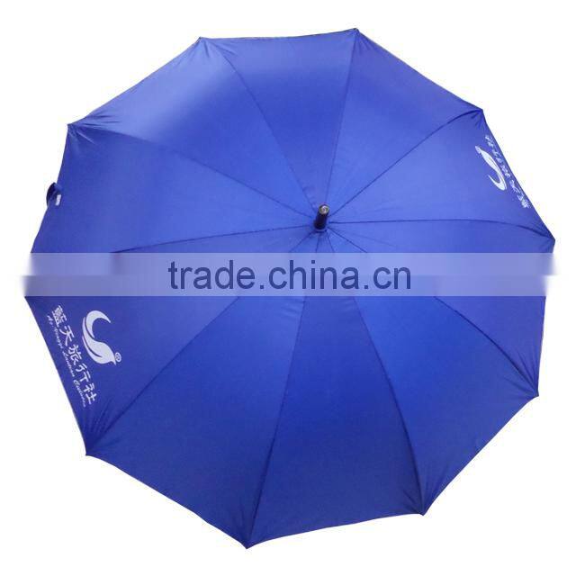 Custom cheap promotional automatic open straight umbrellas